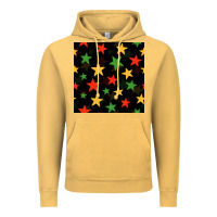 Vintage Mustard african color stars seamless pattern Vintage Hoodie - BundleAndBundleShop