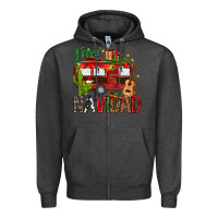 Charcoal Heather Feliz Navidad Christmas Mexico Zipper Hoodie - HowdyJamesFarm