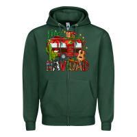 Sports Green Feliz Navidad Christmas Mexico Zipper Hoodie - HowdyJamesFarm