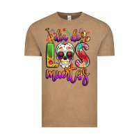 Vintage Coffee dia de los muertos Vintage Tee - LillyAllenDesigns