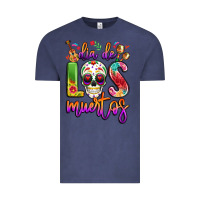 Vintage Denim dia de los muertos Vintage Tee - LillyAllenDesigns
