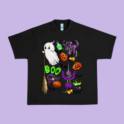 Cute Ghost Urban Heavy Tee Designed By Lillyallendesigns