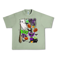 Oil Green cute ghost Urban Heavy Tee - LillyAllenDesigns