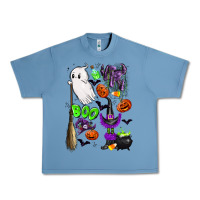 Pebble Blue cute ghost Urban Heavy Tee - LillyAllenDesigns