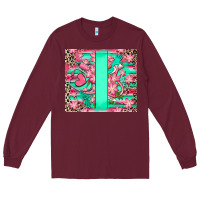 Burgundy custom name nurse Long Sleeve Tee - RanaPortraitStore
