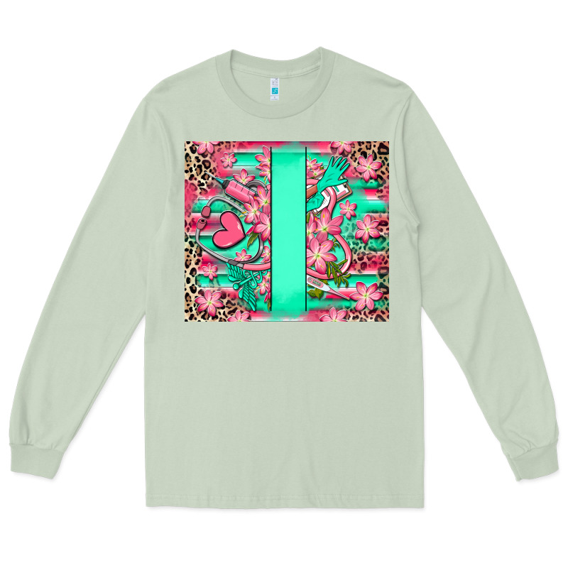 Custom Name Nurse Long Sleeve Tee by RanaPortraitStore | Teevron