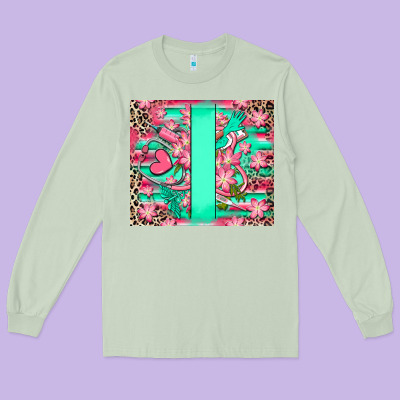Custom Name Nurse Long Sleeve Tee Designed By Ranaportraitstore