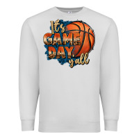 Dove Grey it's game day y'all basketball Premium Sweatshirt - FaDigitalArtStudio