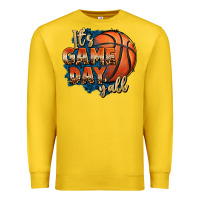Lemon it's game day y'all basketball Premium Sweatshirt - FaDigitalArtStudio