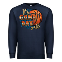 Navy it's game day y'all basketball Premium Sweatshirt - FaDigitalArtStudio