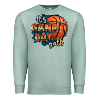Seafoam it's game day y'all basketball Premium Sweatshirt - FaDigitalArtStudio