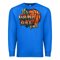 True Royal it's game day y'all basketball Premium Sweatshirt - FaDigitalArtStudio