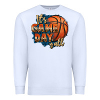 White it's game day y'all basketball Premium Sweatshirt - FaDigitalArtStudio