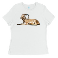 White Spanish Goat Ladies Tee - LillyAllenDesigns