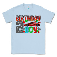 Dusty Blue birthday boy 2 Classic Tee - BundleAndBundleShop