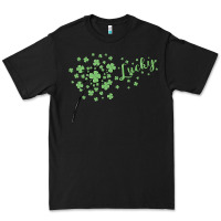 Black four leaf clover Premium Tee - MaliasSmallBusiness