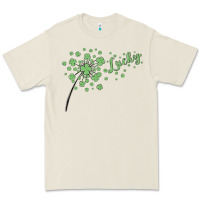 Bone four leaf clover Premium Tee - MaliasSmallBusiness