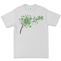 Dove Grey four leaf clover Premium Tee - MaliasSmallBusiness