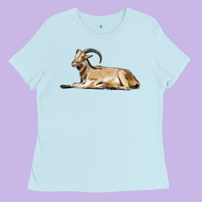 Spanish Goat Ladies Tee Designed By Lillyallendesigns