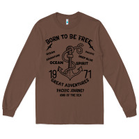 Chestnut Born To Be Free Sea Long Sleeve Tee - Bettercallsaul