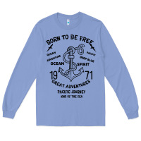 Colony Blue Born To Be Free Sea Long Sleeve Tee - Bettercallsaul