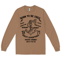 Toasted Coconut Born To Be Free Sea Long Sleeve Tee - Bettercallsaul