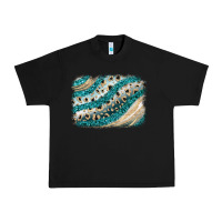 Black turquoise glitter background Urban Heavy Tee - JahusDesignShop