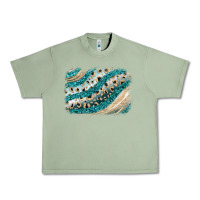 Oil Green turquoise glitter background Urban Heavy Tee - JahusDesignShop