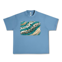 Pebble Blue turquoise glitter background Urban Heavy Tee - JahusDesignShop