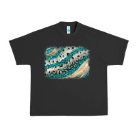 Pigment Black turquoise glitter background Urban Heavy Tee - JahusDesignShop