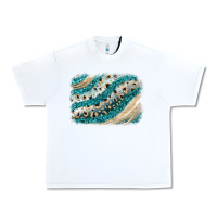 White turquoise glitter background Urban Heavy Tee - JahusDesignShop