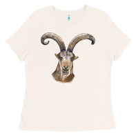 Bone spanish goat face Ladies Tee - LillyAllenDesigns