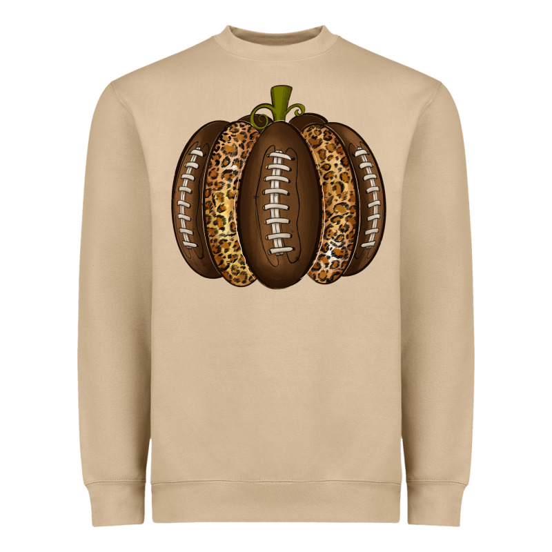 American Football Pumpkin Heavyweight Sweatshirt by texasbilliewilder | Teevron