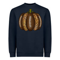 Navy American Football Pumpkin Heavyweight Sweatshirt - texasbilliewilder