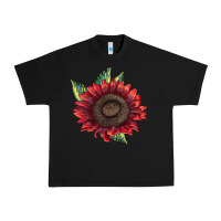 Black ProCut Red Sunflower Urban Heavy Tee - LillyAllenDesigns