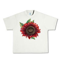 Pistachio ProCut Red Sunflower Urban Heavy Tee - LillyAllenDesigns