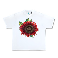 White ProCut Red Sunflower Urban Heavy Tee - LillyAllenDesigns