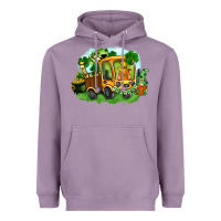 Lavender truck saint patrick's day Heavyweight Hoodie - FaDigitalArtStudio