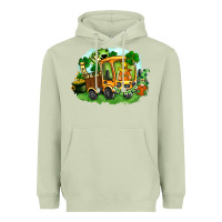Matcha truck saint patrick's day Heavyweight Hoodie - FaDigitalArtStudio