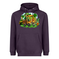 Plum truck saint patrick's day Heavyweight Hoodie - FaDigitalArtStudio