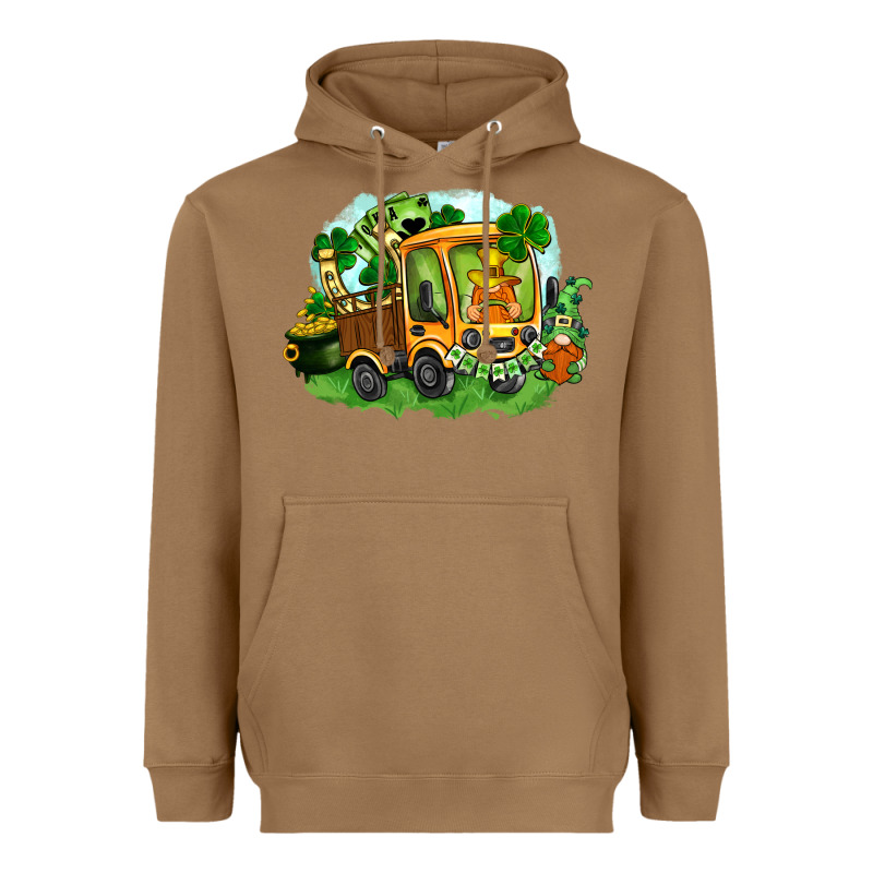 Truck Saint Patrick's Day Heavyweight Hoodie by FaDigitalArtStudio | Teevron