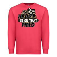 Cardinal my heart is on that field soccer Premium Sweatshirt - FaDigitalArtStudio