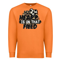 Carrot my heart is on that field soccer Premium Sweatshirt - FaDigitalArtStudio