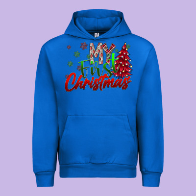 My First Christmas Urban Hoodie Designed By Sublimationcraftshop