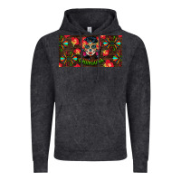 Vintage Black Chingona Sugar Skull License Plate Vintage Hoodie - BundleAndBundleShop