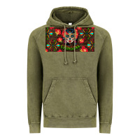 Vintage Olive Chingona Sugar Skull License Plate Vintage Hoodie - BundleAndBundleShop