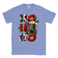 Colony Blue Christmas ho ho ho black angus Classic Tee - LillyAllenDesigns