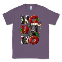 Lavender Christmas ho ho ho black angus Classic Tee - LillyAllenDesigns