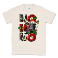 Natural Christmas ho ho ho black angus Classic Tee - LillyAllenDesigns