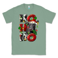 Sage Christmas ho ho ho black angus Classic Tee - LillyAllenDesigns
